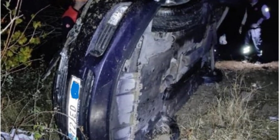 Tokat’ta feci kaza: Batmanlı aile kaza geçirdi