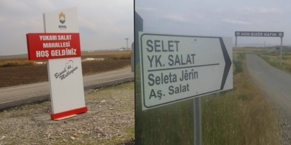 Bismil’de kayyım Kürtçe tabelayı kaldırdı