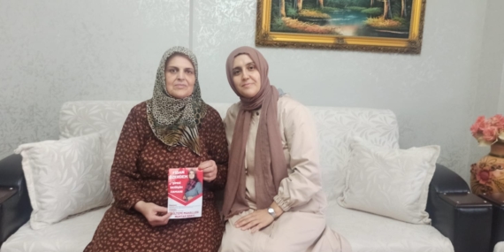 Kadın muhtar adayına kadınlardan tam destek