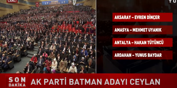 AK Parti Batman Belediye Başkan Aday Adil Ceylan oldu