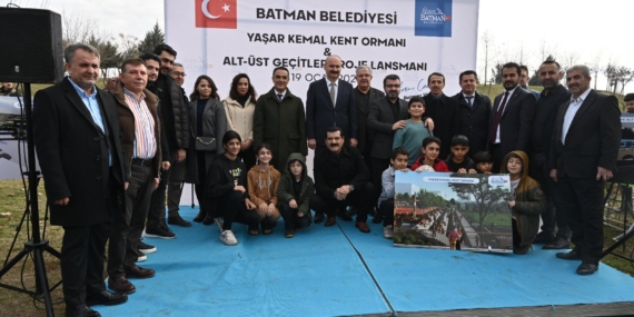 Yaşar Kemal Kent Ormanı ile Alt-Üst Geçitler Projesi’nin lansmanı yapıldı