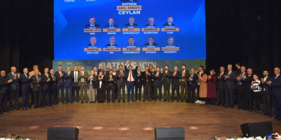 Hatice Nasıroğlu Konferans Salonu’nda AK Parti Aday Tanıtım Toplantısı düzenlendi
