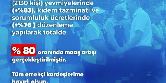 Batman Belediyesi Personel maşlarına zam: 168 civarı kadrolu personel bu zama dahil edilmedi
