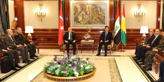 Savunma Bakanı Güler Hewler’de Kürdistan Bölgesi liderleriyle görüştü