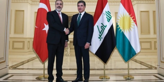 Dışişleri Bakanı Fidan, Neçirvan Barzani ile görüştü