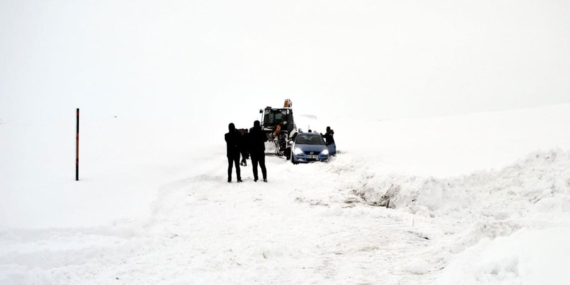 Serhad bölgesi kar altında