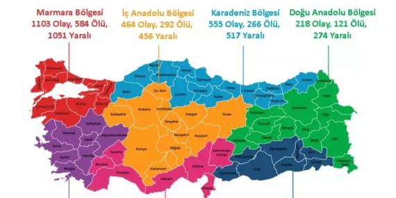 Türkiye’nin silahlı şiddet haritası açıklandı: Batman’da artış var!