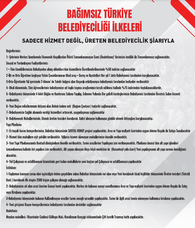Batman BTP belediye başkan adayı Adnan Şahin, iddialı hazırlanıyor!