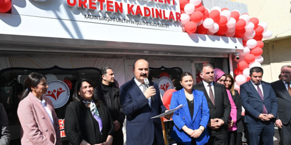 Kadınların yöresel yemekleri yapacakları kooperatif hizmet açıldı