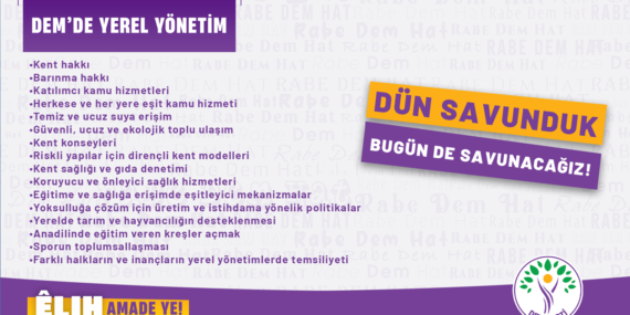 DEM Parti Batman’a dair projelerini tanıttı