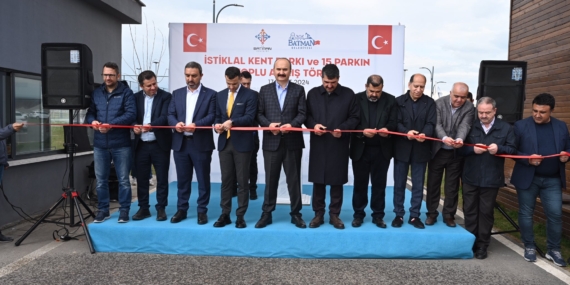 Batman’da 15 parkın toplu açılışı yapıldı