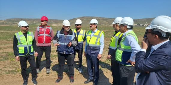 Nasıroğlu, Gıdacılar Toplu İş Yeri Yapı Kooperatifi’nin inşaat alanını inceledi