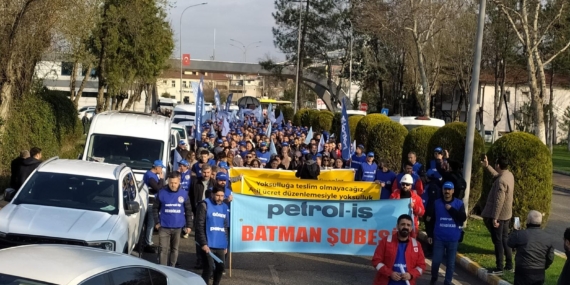 TPAO emekçileri ‘hakları’ için yürüdü!