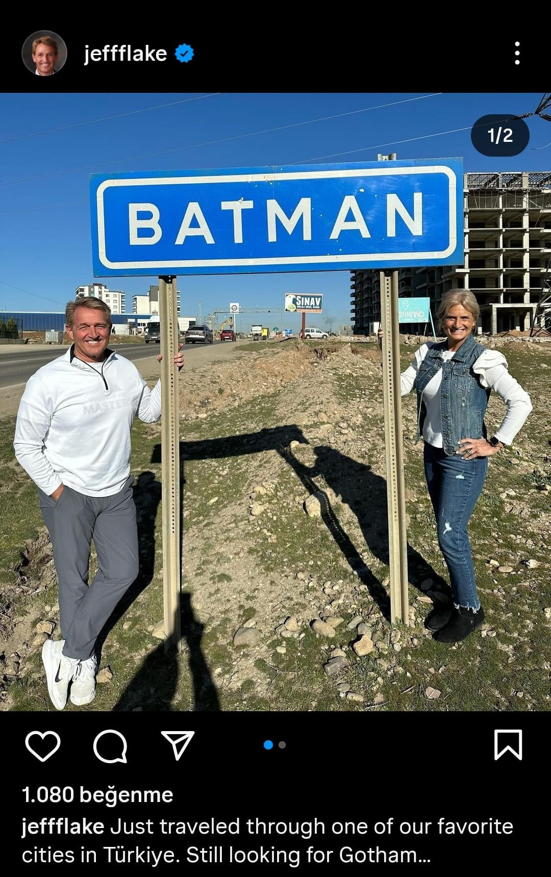 ABD Büyükelçisi'nden Batman esprisi