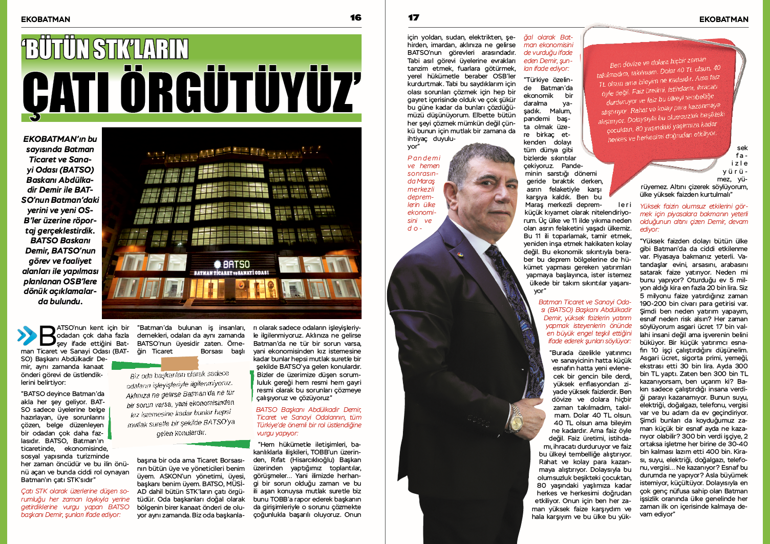 'Bütün STK'ların çatı örgütüyüz!'