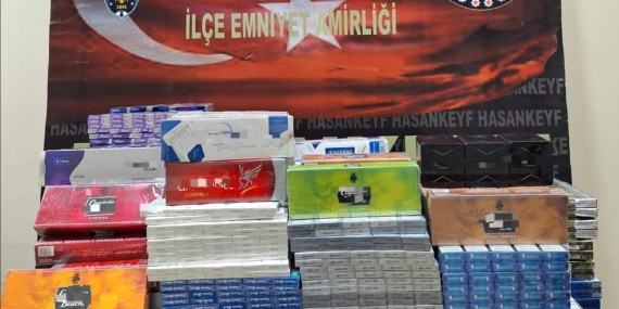 Batman’da çok sayıda kaçak sigara ve telefona el koyuldu