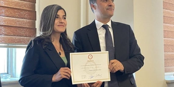 Van Büyükşehir Eşbaşkanı Abdullah Zeydan ve Neslihan Şedal mazbatalarını aldı