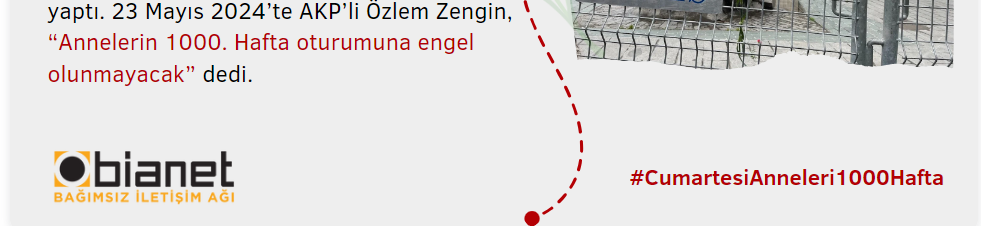 Bianet'ten kronoloji. Bin haftadır hakikati istiyorlar: Beni bul anne