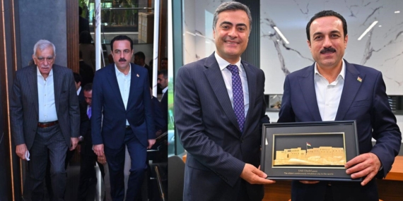 Ahmet Türk’ten Erbil Valisine: Kürdistan Bölgesi’nin barış sürecinin yeniden başlatılmasında rol oynamasını umuyorum