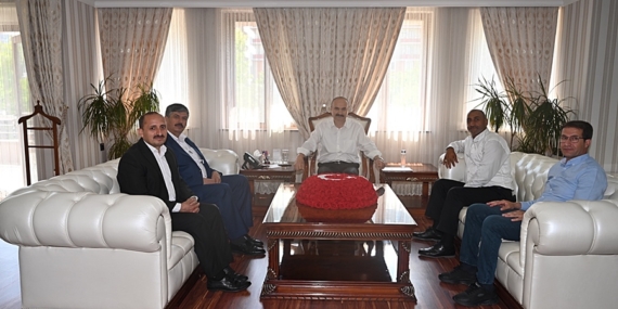 Mehmet Sıddık Çiftçi, Vali ile esnafın sorunlarını görüştü