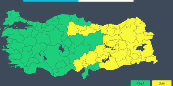 Meteorolojiden 34 ile ‘sarı’ kodlu uyarı: Kuvvetli yağış geliyor