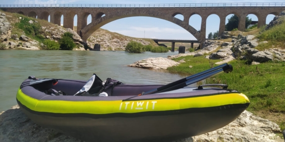 Gençler Tarihi ‘Avuska’  Köpründe Su Sporları Yaptı