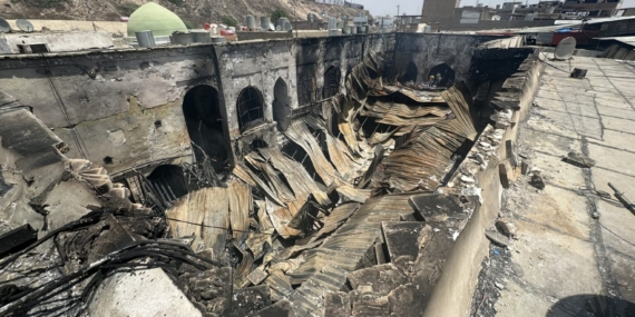 Kerkük Valisi Cuburi: Çarşının aynı anda iki farklı noktadan yanması şüpheli