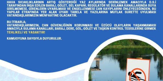 Batman valiliğinden ‘serinleme’ uyarısı!