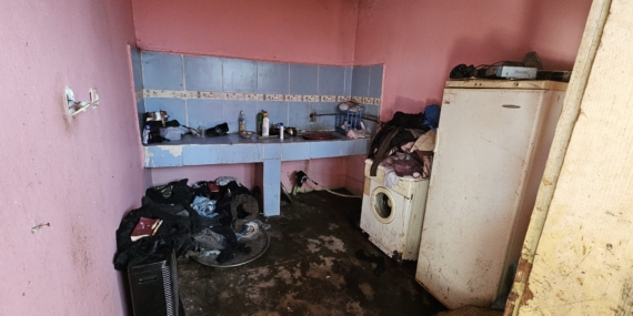 İluh Mahallesindeki ev onarılmayı bekliyor