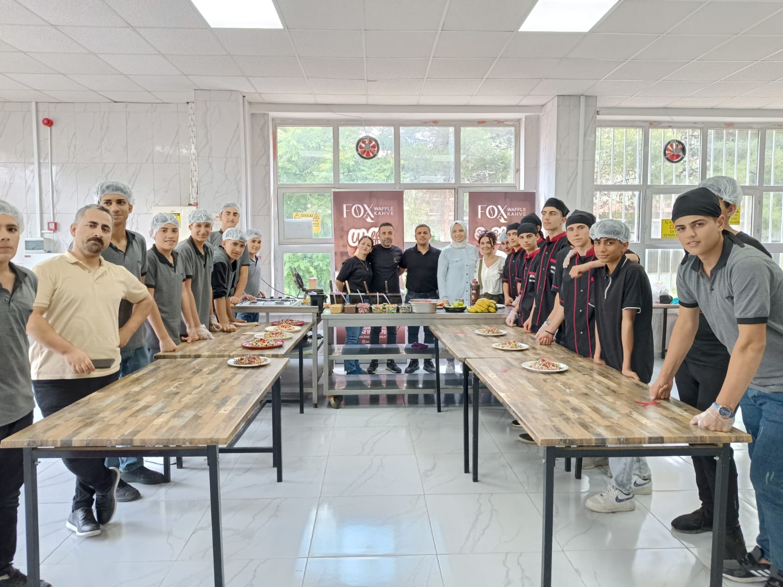 Öğrencilerden ‘Waffle Workshop’ çalışması