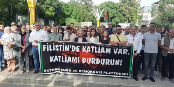 Emek ve Demokrasi Platformu İsrail katliamlarına tepki gösterdi