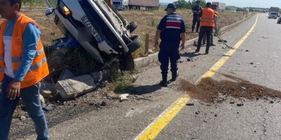 Batman Diyarbakır yolunda kaza: 3 yaralı