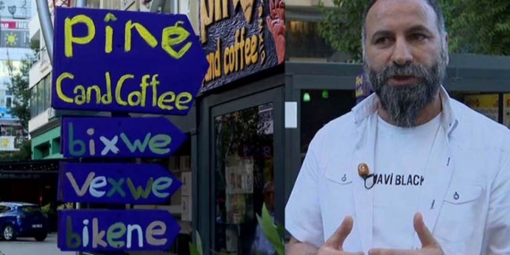 Kürtçe hizmet veren kafe sahibi hakkında karar