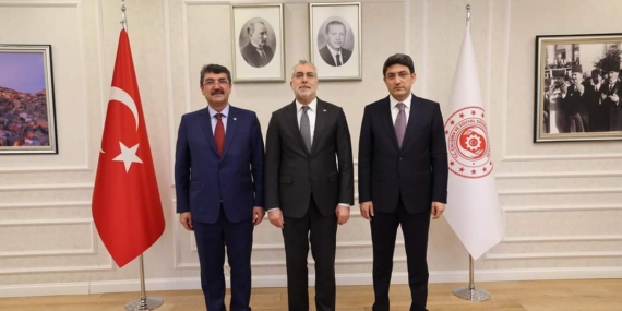 Nasıroğlu, Bakan Işıkhan ile Batman’ı görüştü