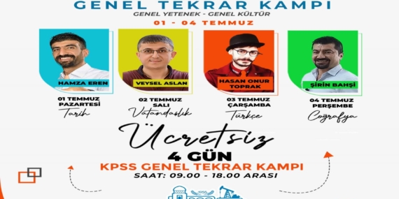 Belediyeden KPSS’ye hazırlananlara eğitim desteği
