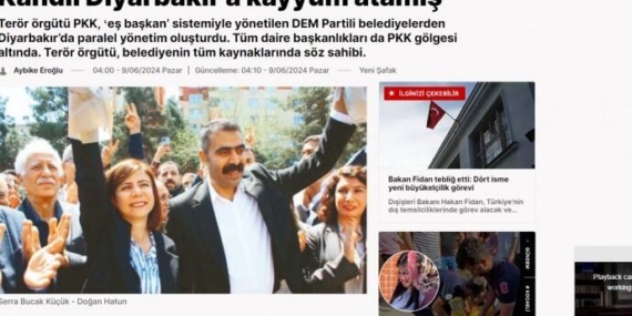 Diyarbakır Büyükşehir’den ‘Yeni Şafak’a suç duyurusu