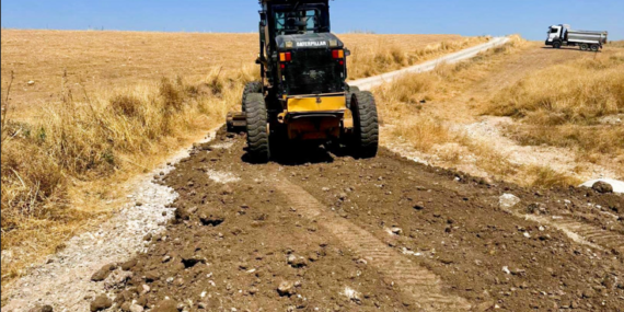 Oymataş Köyü mezra ve arazi yolları tamamlandı