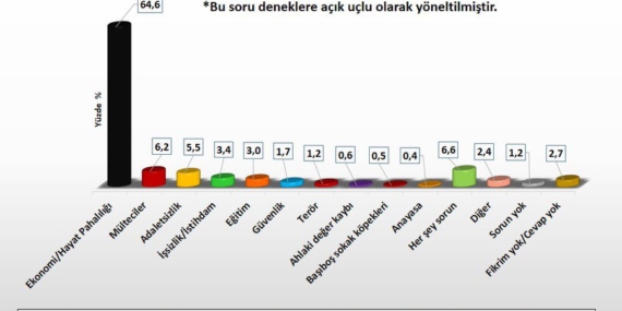 ARAŞTIRMA l Türkiye’nin en büyük sorunu nedir?
