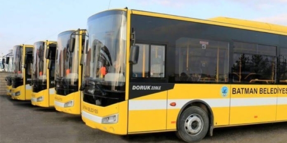 Batman’da şehir içi ulaşım ücretleri güncellendi