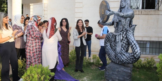Mitolojik heykelin açılışı yapıldı