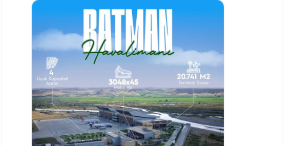 Batman’ın havalimanı var peki uçak var mı?