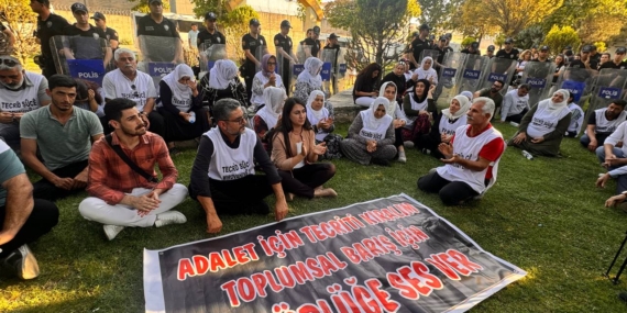 Batman Cezaevi önünde ‘Özgürlüğe Ses Ver Eylemi’