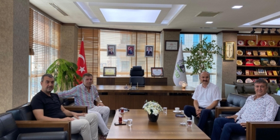 Vali Canalp ile BATSO başkanıyla projeleri görüştü