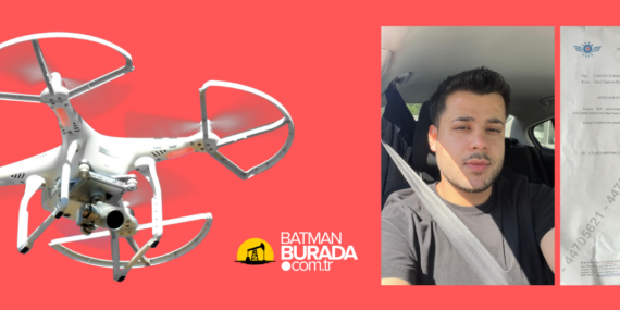 Batman’da drone uçurmaya 54.860 TL ceza