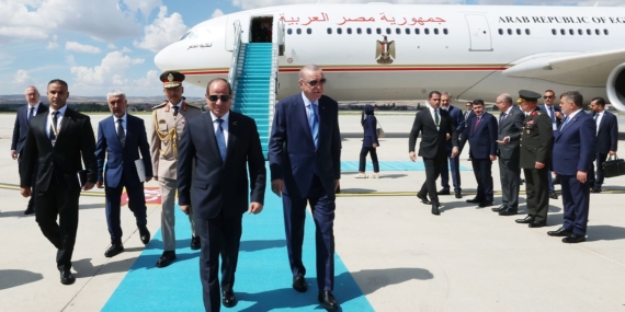 Mısır Cumhurbaşkanı Sisi 12 yıl aradan sonra Ankara’da