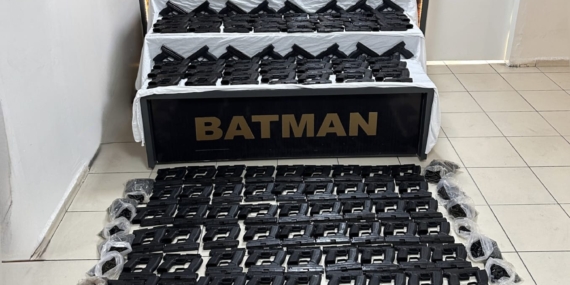 Batman’da çok sayıda silah ele geçirildi