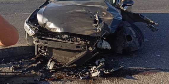 Batman – Bismil yolundaki kaza: 1 kişi yaralandı