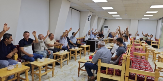 Cudi Mahallesi’nde halk toplantısı: Taziye yemekleri kaldırılıyor