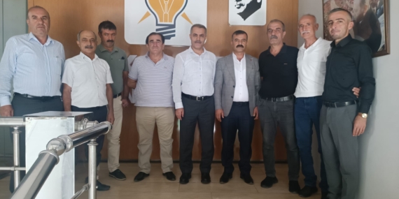 Muhtarlar, Mahalle Sorunları İçin AK Parti İl Başkanı Hüseyin Şansi ile Görüştü