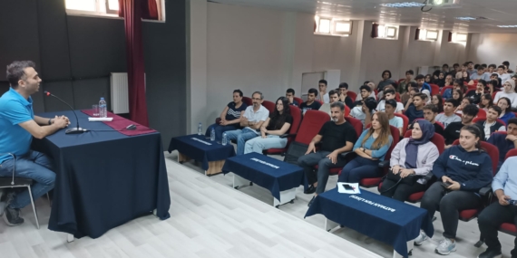 Harvardlı Dr. Geylani Can, Batman Fen Lisesi öğrencileriyle buluştu